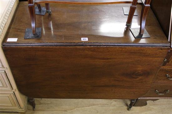 Mahogany drop leaf table